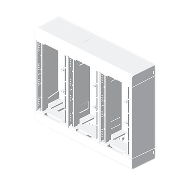 CAJA MODULAR BLANCO NIEVE 6 MDULOS U24X PVC