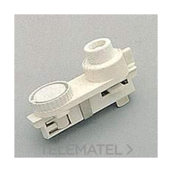 ADAPTADOR FOCO CARRIL 420 COLOR BLANCO