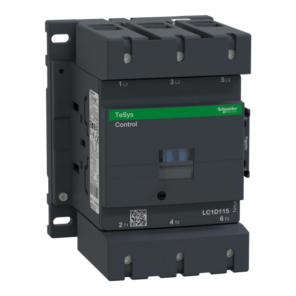 CONTACTOR 115A 1 NA/1 NC 24V CC-AR ANTIPARSITO