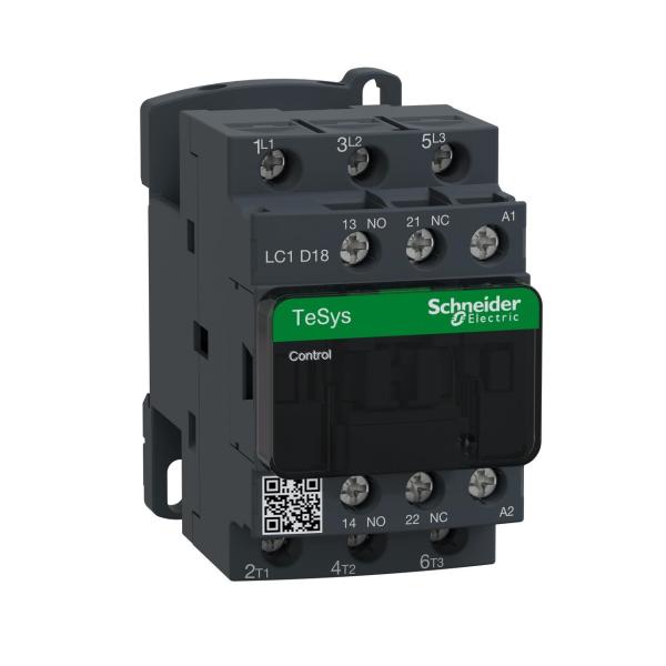 CONTACTOR 18A 1 NA/1 NC 110V 50-60Hz