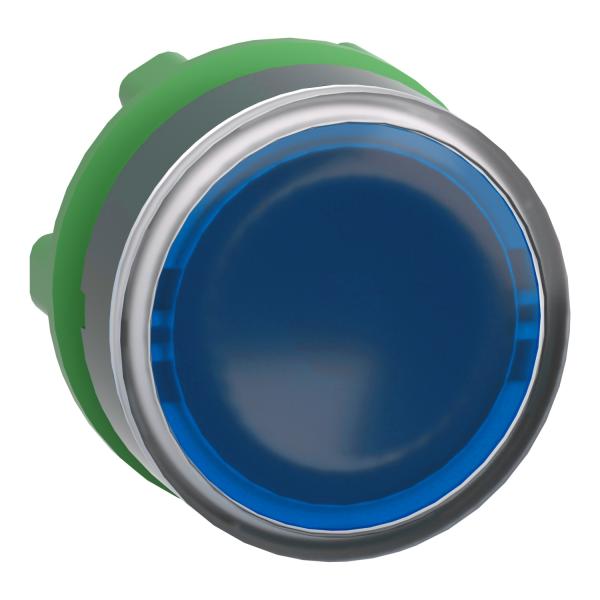 Harmony XB5 - Cabeza  pulsador  luminoso  led rasante azul