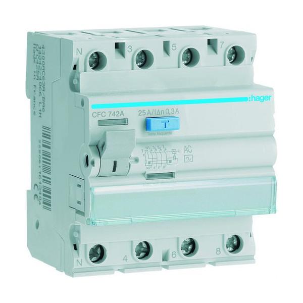 INTERRUPTOR DIFERENCIAL 4P 40A 300mA AC