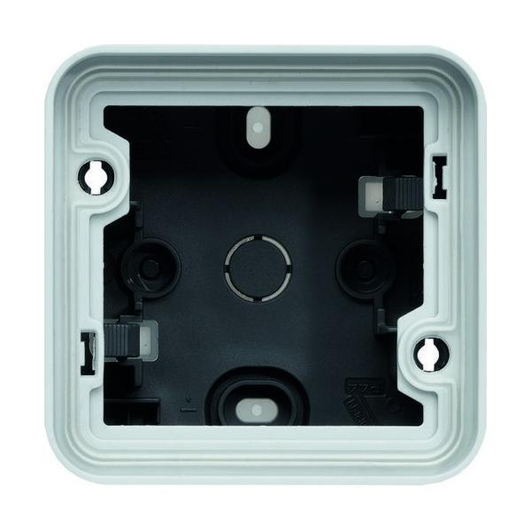 CAJA DE SUPERFICIE CON 1 ELEMENTO GRIS CUBYKO IP55