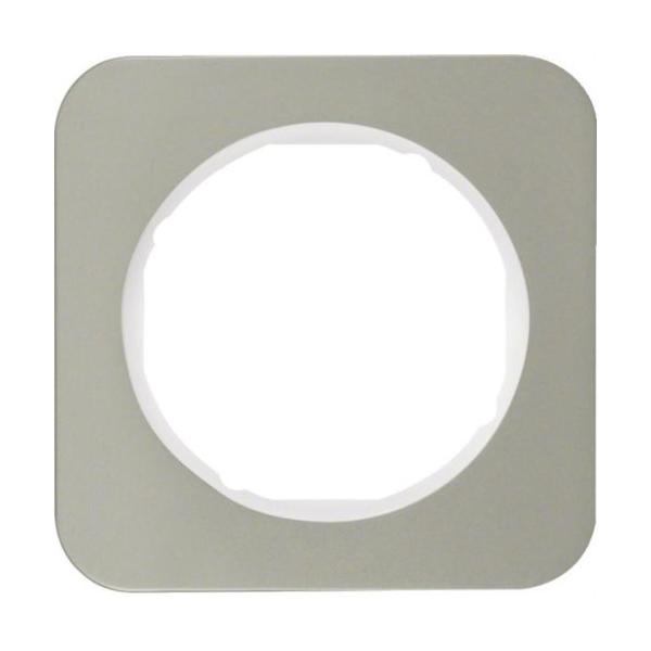 MARCO R1 ACERO CON 1 ELEMENTO BLANCO POLAR