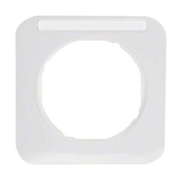 MARCO R1 CON 1 ELEMENTO CON PORTAETIQUETAS BLANCO POLAR BRILLO