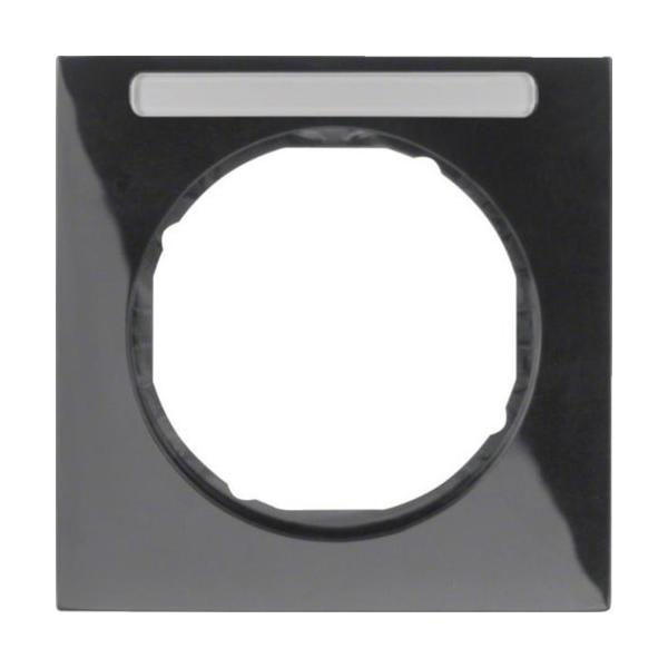 MARCO R3 CON 1 ELEMENTO CON PORTAETIQUETAS NEGRO BRILLO