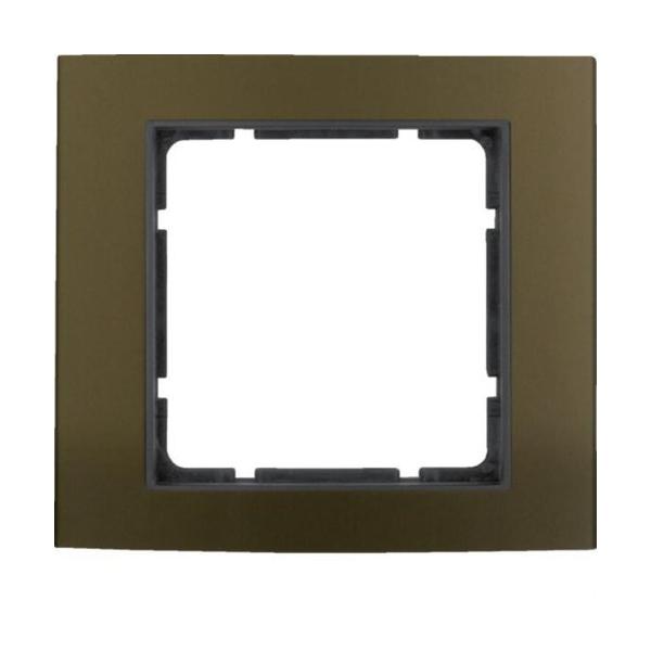 MARCO B3 CON 1 ELEMENTO ALUMINIO MARRON ANTRACITA