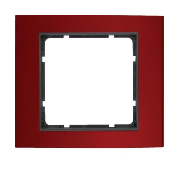 MARCO B3 CON 1 ELEMENTO ALUMINIO ROJO ANTRACITA