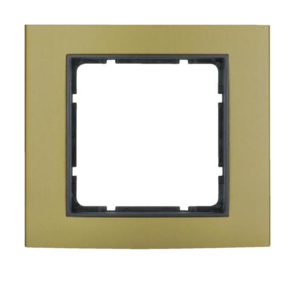 MARCO B3 CON 1 ELEMENTO ALUMINIO DORADO ANTRACITA