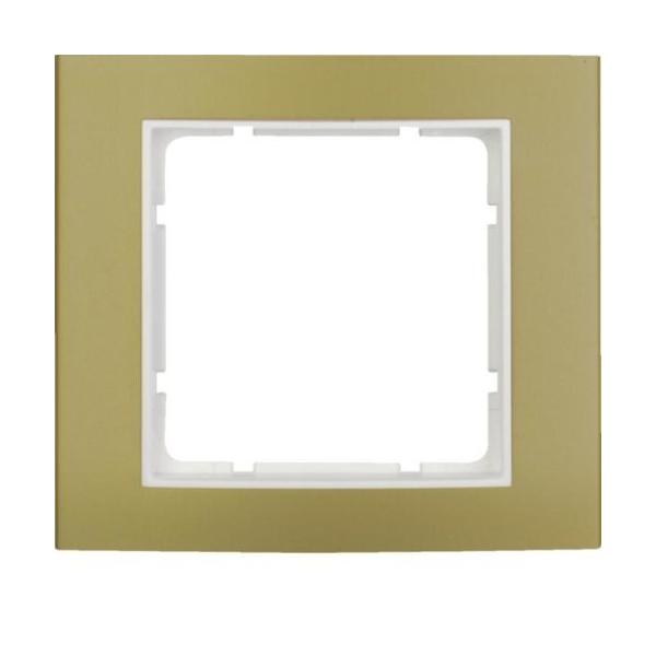 MARCO B3 CON 1 ELEMENTO ALUMINIO DORADO BLANCO POLAR