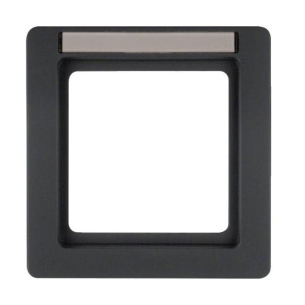 MARCO 1 ELEMENTO Q.1 PORTAETIQUETAS ANTRACITA ATERCIOPELADO