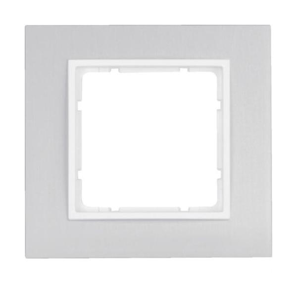 MARCO B7 CON 1 ELEMENTO ALUMINIO/BLANCO POLAR MATE