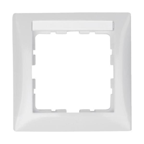 MARCO CON 1 ELEMENTO S1 BRILLO BLANCO POLAR
