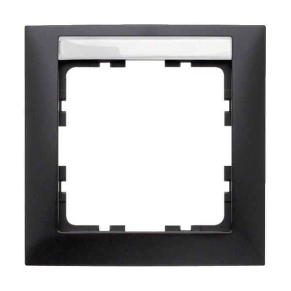 MARCO CON 1 ELEMENTO 1 CON PORTAETIQUETAS ANTRACITA MATE