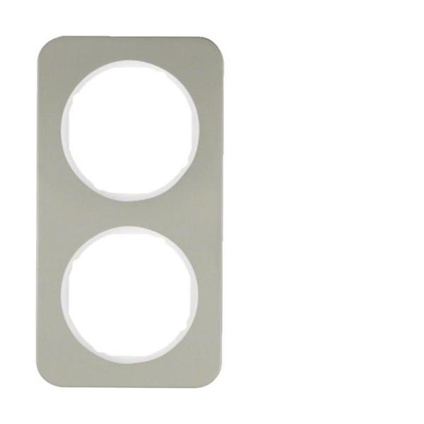 MARCO R1 ACERO CON 2 ELEMENTOS BLANCO POLAR