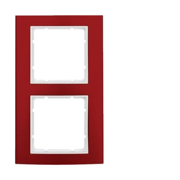 MARCO B3 CON 2 ELEMENTOS ALUMINIO ROJO BLANCO POLAR