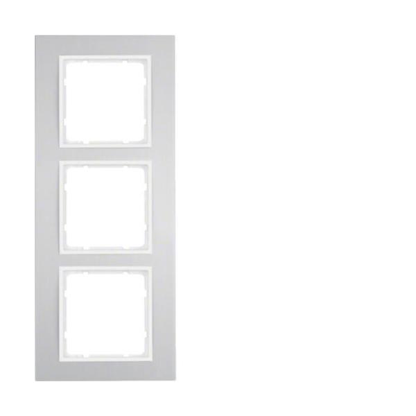 MARCO B3 CON 3 ELEMENTOS ALUMINIO BLANCO POLAR