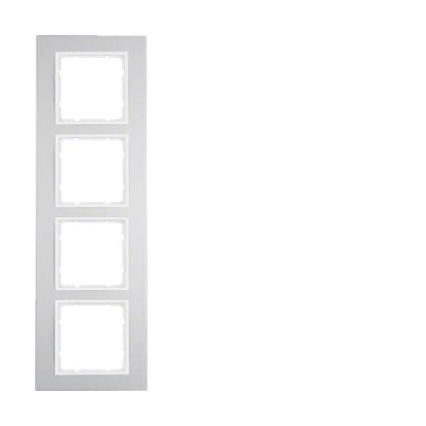 MARCO B3 CON 4 ELEMENTOS ALUMINIO BLANCO POLAR