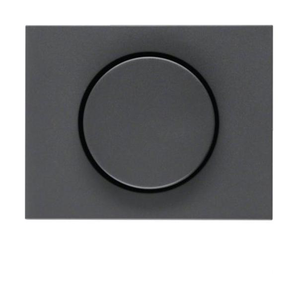 PLACA CENTRAL PARA REGULADOR ROTATIVO K1 ANTRACITA