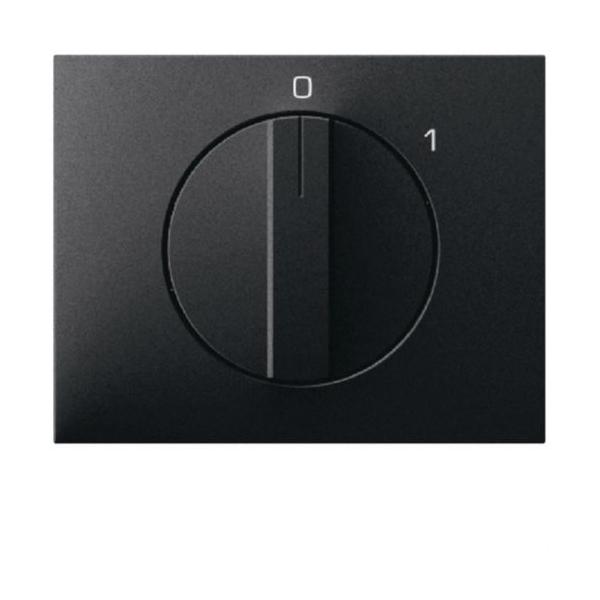 PLACA CENTRAL MANDO ROTATIVO 0-1 POSICIÓN K1 ANTRACITA