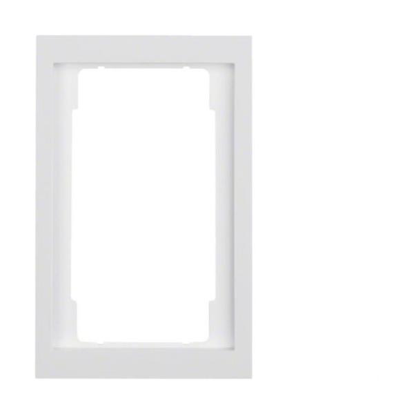 MARCO ESPECIAL PARA PULSADOR K1 BLANCO POLAR