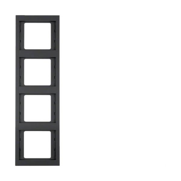 MARCO CON 4 ELEMENTOS VERTICALES K1 ANTRACITA