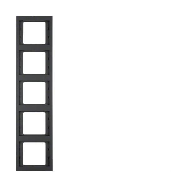 MARCO CON 5 ELEMENTOS VERTICALES K1 ANTRACITA