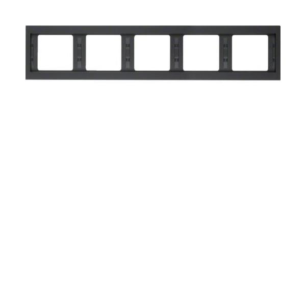 MARCO CON 5 ELEMENTOS HORIZONTALES K1 ANTRACITA