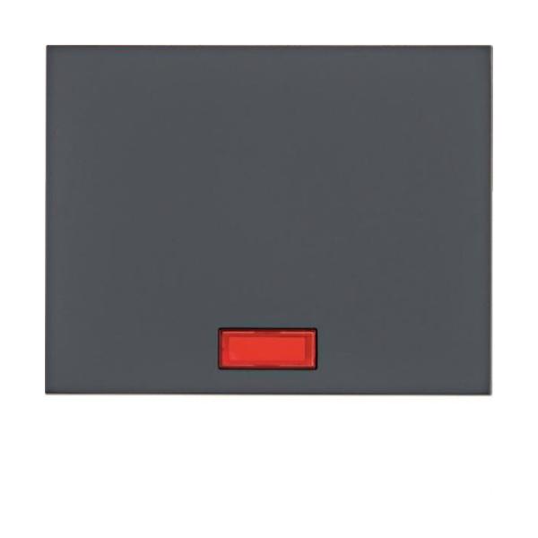 TECLA CON LENTE PARA INTERRUPTOR K1 ANTRACITA