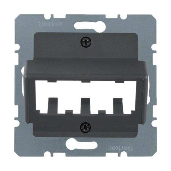 PLACA CENTRAL PARA CONECTOR B1/B3/B7/K1 ANTRACITA