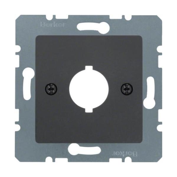 PLACA CON BASTIDOR DIÁMETRO 18,8 K1/B1/B3/B7 ANTRACITA