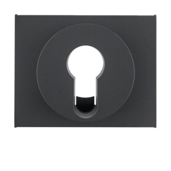 PLACA CENTRAL PARA INTERRUPTOR ROTATIVO K1 ANTRACITA