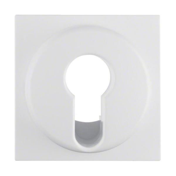 PLACA CENTRAL Q.1 CON CERRADURA BLANCO POLAR