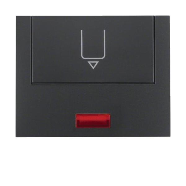 PLACA CENTRAL HOTEL CARD K1 ANTRACITA