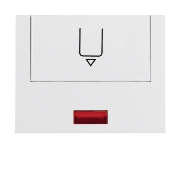 PLACA CENTRAL HOTEL CARD K1 BLANCO POLAR