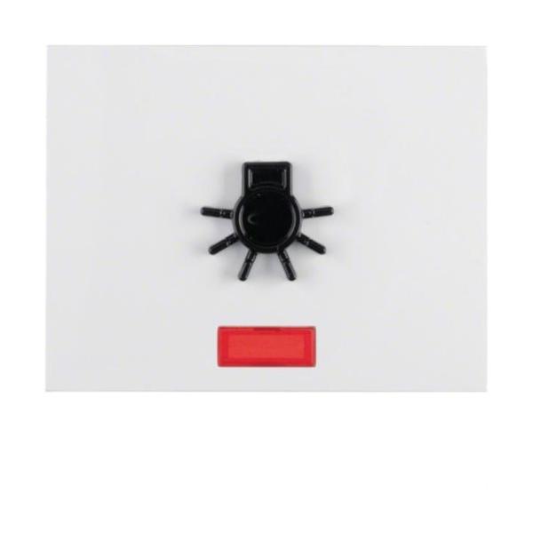 TECLA INTERRUPTOR INVIDENTE LUZ K1 BLANCO POLAR