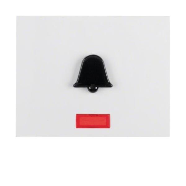 TECLA INTERRUPTOR INVIDENTE CAMPANA K1 BLANCO POLAR