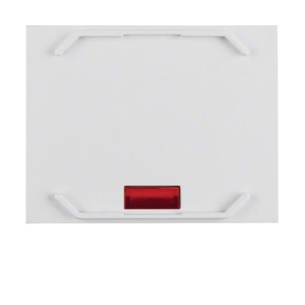 TECLA INTERRUPTOR INVIDENTE CON BORDE K1 BLANCO POLAR