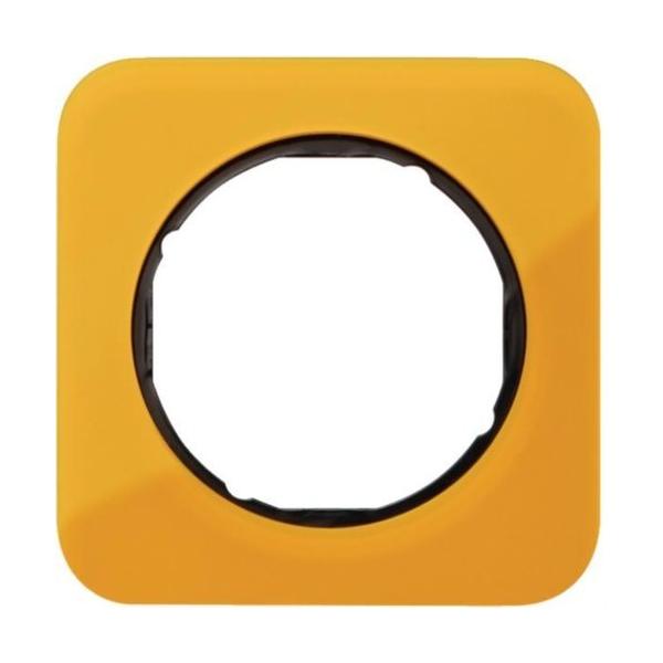 MARCO CON 1 ELEMENTO R1 ACRÍLICO NARANJA / NEGRO