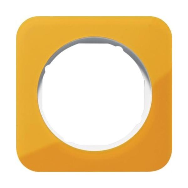 MARCO CON 1 ELEMENTO R1 ACRÍLICO NARANJA / BLANCO POLAR