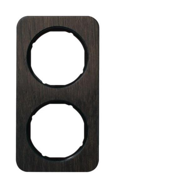 MARCO CON 2 ELEMENTOS R1 MADERA/NEGRO