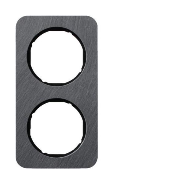 MARCO CON 2 ELEMENTOS R1 PIZARRA/NEGRO