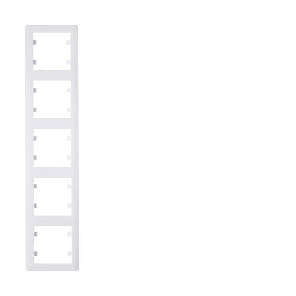 MARCO CON 5 ELEMENTOS VERTICALES LUMINA2 BLANCO POLAR