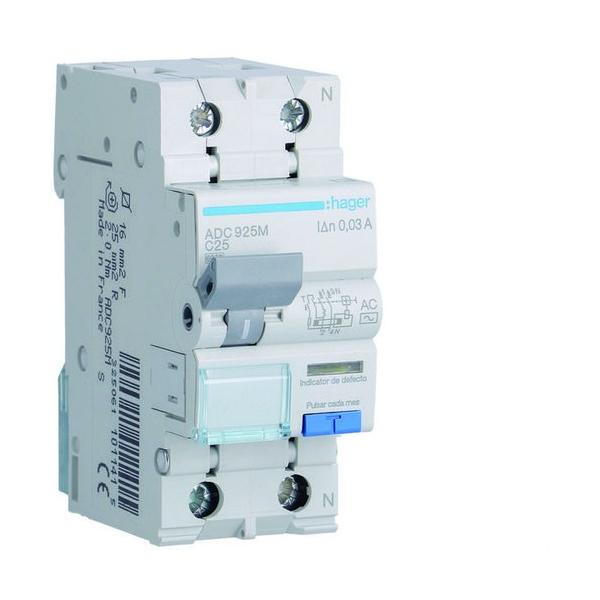 INTERRUPTOR AUTOMTICO DIFERENCIAL 1P+N C-25A 30mA