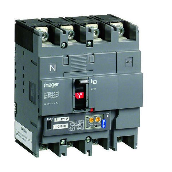 INTERRUPTOR AUTOMTICO CAJA MOLDEADA H250 4P4D 50kA 250A LSI