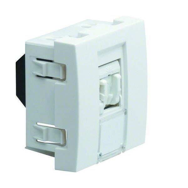 TOMA RJ11/12 SYSTO CON 2 MÓDULOS BLANCO