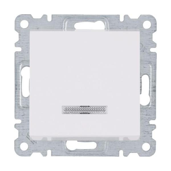 CONMUTADOR INDICADOR LUMINOSO LUMINA2 BLANCO POLAR