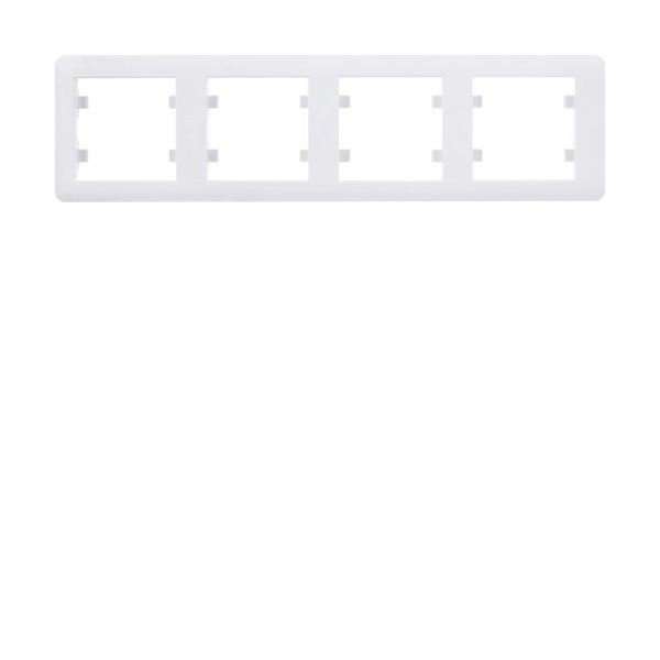 MARCO CON 4 ELEMENTOS HORIZONTALES LUMINA2 BLANCO POLAR