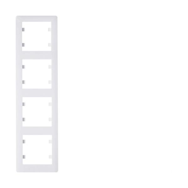 MARCO CON 4 ELEMENTOS VERTICALES LUMINA2 BLANCO POLAR