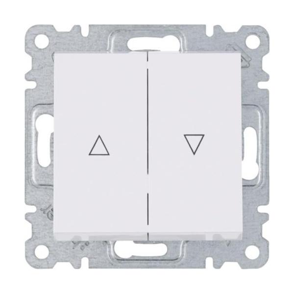 PULSADOR PERSIANA LUMINA2 BLANCO POLAR